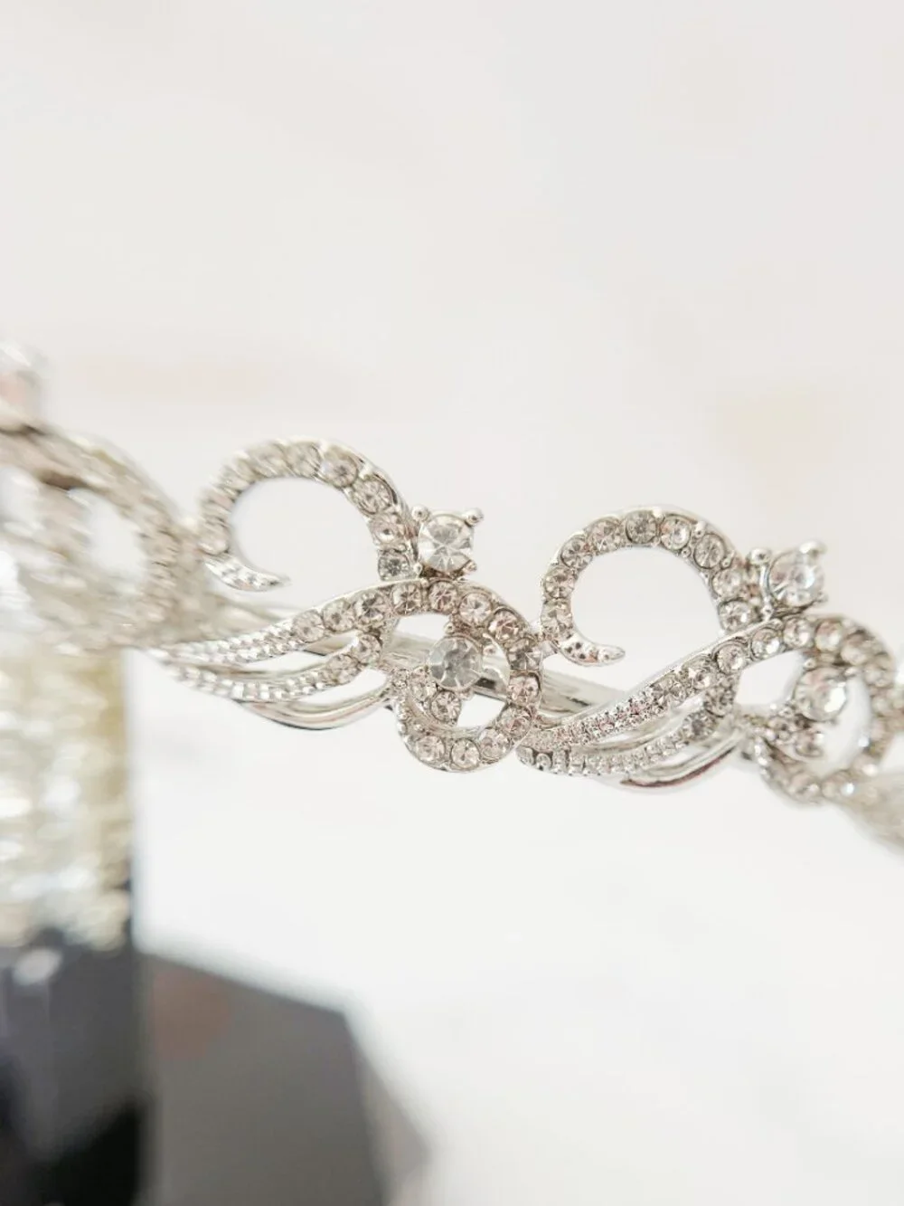 Silver Zirconia Crystal Tiara, Kids Pageant Crown, Flower Girl Tiara